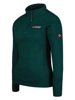 GEOGRAPHICAL NORWAY Fleecepullover "Tug" In Dunkelgrün -Damenmodegeschäft geographical norway fleecepullover tug in dunkelgrun 2