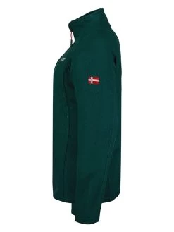 GEOGRAPHICAL NORWAY Fleecepullover "Tug" In Dunkelgrün -Damenmodegeschäft geographical norway fleecepullover tug in dunkelgrun 3