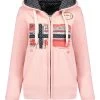 GEOGRAPHICAL NORWAY Sweatjacke "Farlotte" In Rosé
