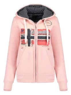 GEOGRAPHICAL NORWAY Sweatjacke "Farlotte" In Rosé