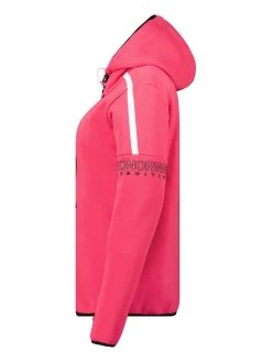 GEOGRAPHICAL NORWAY Sweatjacke "Freestyle" In Pink -Damenmodegeschäft geographical norway sweatjacke freestyle in pink 2