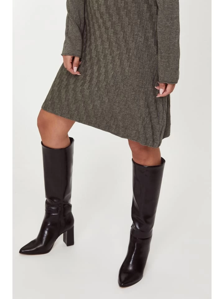 Strickkleid "Ciste" In Grau 3 Strickkleid "Ciste" In Grau – Bild 3