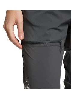 Zipp-Off-Funktionshose "Lite Slim" In Anthrazit -Damenmodegeschäft haglofs zipp off funktionshose lite slim in anthrazit 3