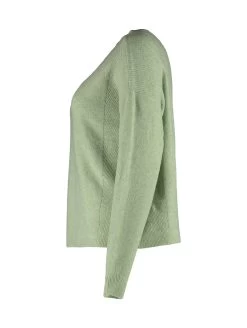 Damenmodegeschäft -Damenmodegeschäft hailys basic pullover mit rundhalsausschnitt desert sage marl 1