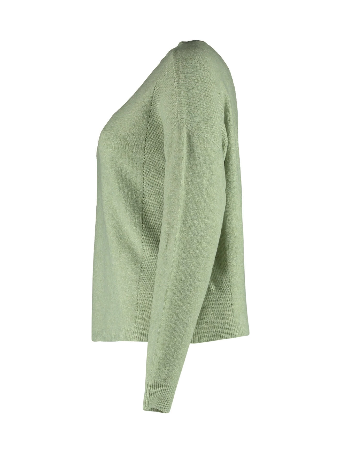 Hailys Basic-Pullover Mit Rundhalsausschnitt Desert Sage Marl 2 Hailys Basic-Pullover Mit Rundhalsausschnitt Desert Sage Marl – Bild 2