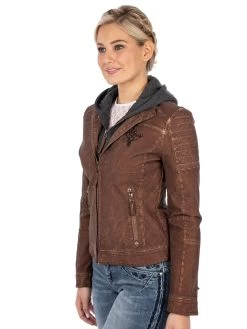 Outdoorjacke HAILEY Cognac -Damenmodegeschäft hangowear outdoorjacke hailey cognac 2
