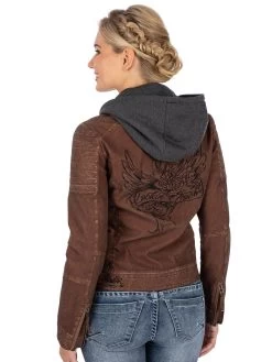 Outdoorjacke HAILEY Cognac -Damenmodegeschäft hangowear outdoorjacke hailey cognac 3