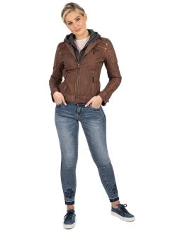 Outdoorjacke HAILEY Cognac -Damenmodegeschäft hangowear outdoorjacke hailey cognac 4