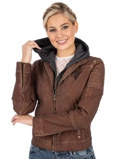 Outdoorjacke HAILEY Cognac -Damenmodegeschäft hangowear outdoorjacke hailey cognac 7