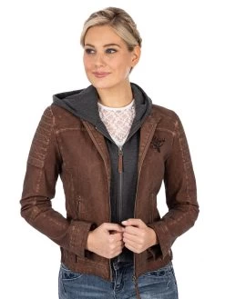 Outdoorjacke HAILEY Cognac -Damenmodegeschäft hangowear outdoorjacke hailey cognac 8