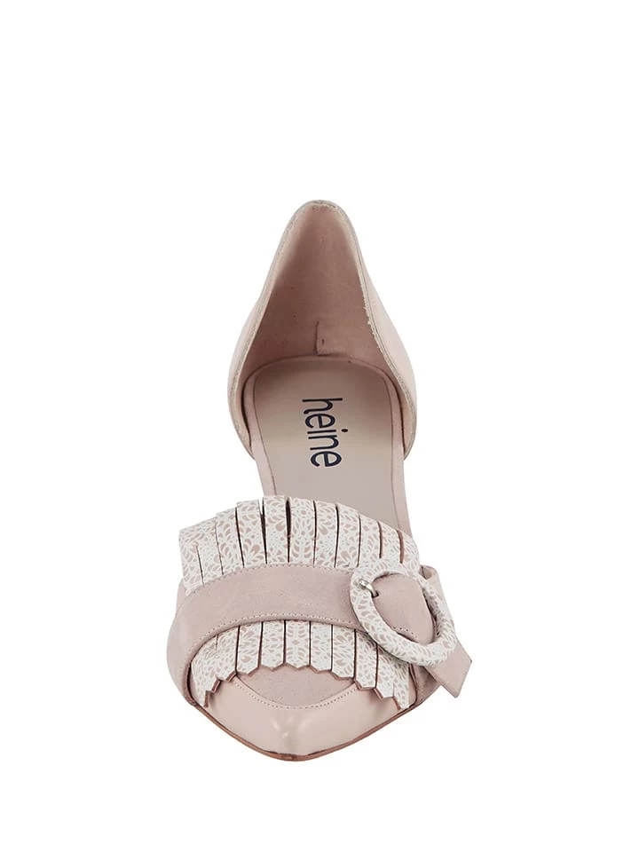Heine Leder-Pumps In Rosa 2 Heine Leder-Pumps In Rosa – Bild 2