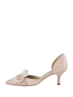 Heine Leder-Pumps In Rosa