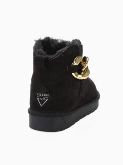 Winterboots "Isatu" In Schwarz -Damenmodegeschäft island boot winterboots isatu in schwarz 4