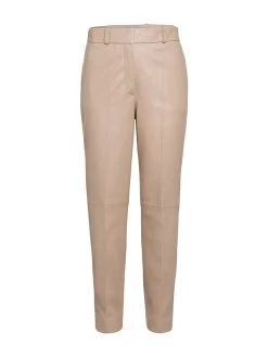 IVY OAK Leder-Hose In Beige