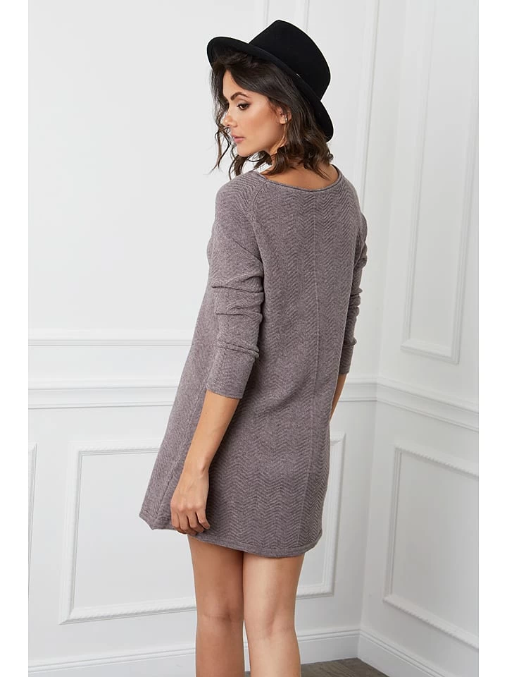 Kleid "Aalborg" In Taupe 2 Kleid "Aalborg" In Taupe – Bild 2