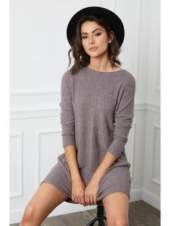 Kleid "Aalborg" In Taupe 7 Kleid "Aalborg" In Taupe -Damenmodegeschäft josefine kleid aalborg in taupe 2