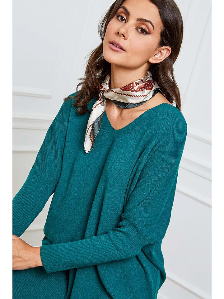 Strickkleid "Dina" In Dunkelgrün 3 Strickkleid "Dina" In Dunkelgrün – Bild 3