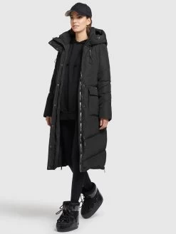 Khujo Mantel ELVITA In Schwarz -Damenmodegeschäft khujo mantel elvita in schwarz 5