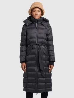 Khujo Mantel OLALLA SOFT In Schwarz -Damenmodegeschäft khujo mantel olalla soft in schwarz 3