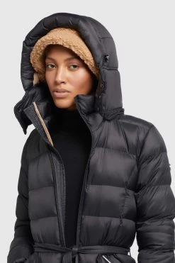 Khujo Mantel OLALLA SOFT In Schwarz -Damenmodegeschäft khujo mantel olalla soft in schwarz 6