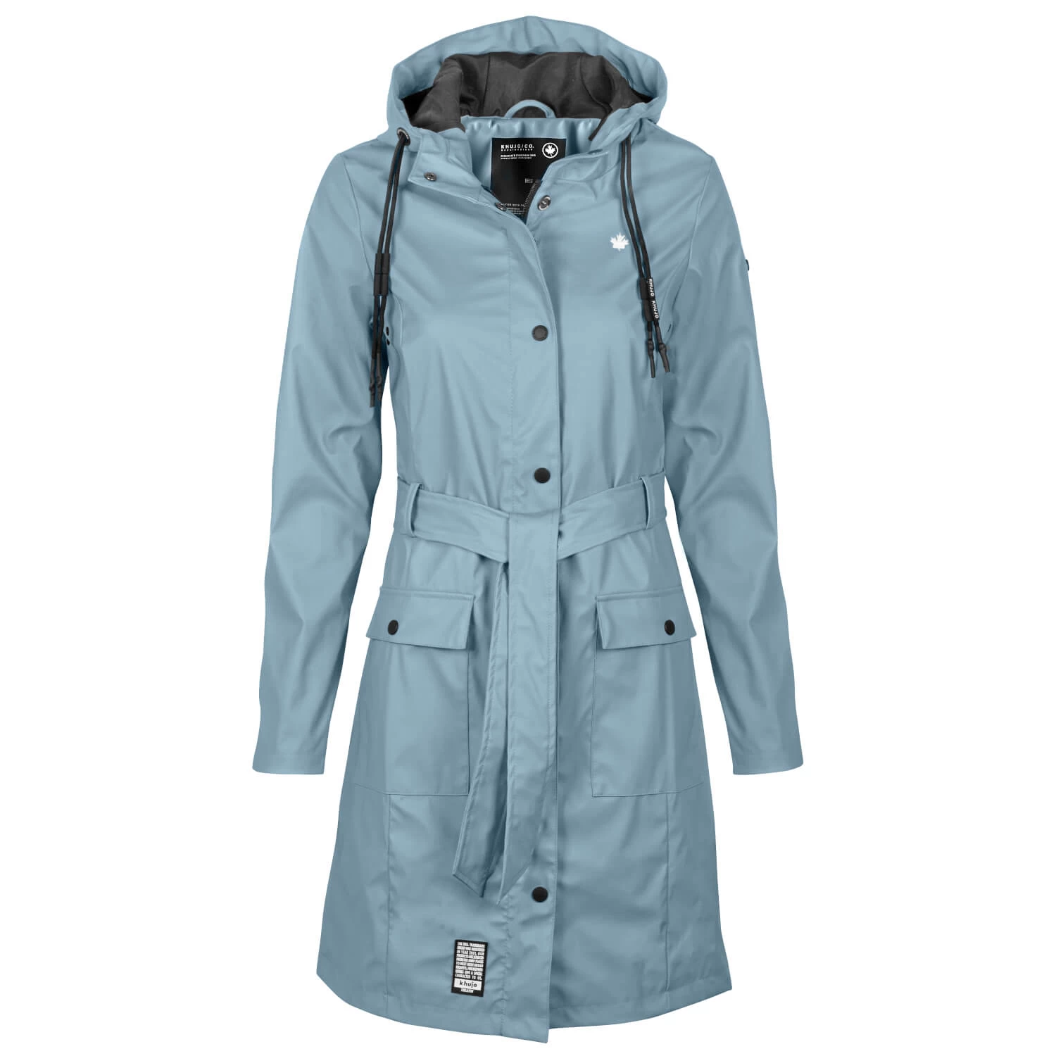 Khujo Regenmantel In Pastellblau 1 Khujo Regenmantel In Pastellblau