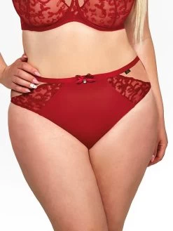 Taillenslip "Clarisa" In Rot