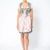 Dirndl In Rosa/ Oliv
