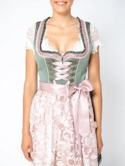 Dirndl In Rosa/ Oliv -Damenmodegeschäft kruger dirndl dirndl in rosa oliv 2