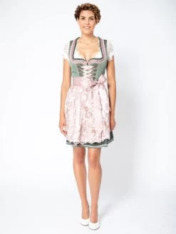Dirndl In Rosa/ Oliv