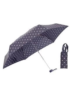 Taschenschirm In Dunkelblau/ Weiß - Ø 90 Cm -Damenmodegeschäft le monde du parapluie taschenschirm in dunkelblau weiss o 90 cm 2