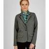 Blazer In Dark Grey Melange