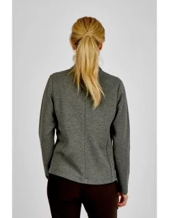 Blazer In Dark Grey Melange -Damenmodegeschäft lovely sisters blazer in dark grey melange 2