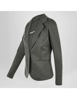 Blazer In Dark Grey Melange -Damenmodegeschäft lovely sisters blazer in dark grey melange 7