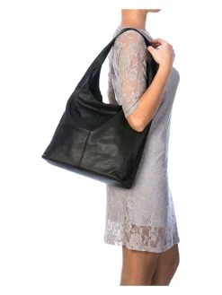 Leder-Schultertasche "Barga" In Schwarz - (B)33 X (H)32 X (T)16 Cm 11 Leder-Schultertasche "Barga" In Schwarz - (B)33 X (H)32 X (T)16 Cm -Damenmodegeschäft lucca baldi leder schultertasche barga in schwarz b 33 x h 32 x t 16 cm 3