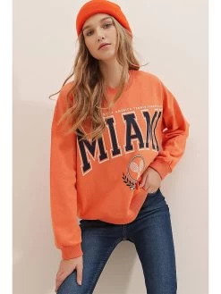 Sweatshirt In Orange