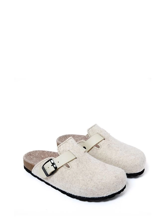 Clogs In Creme 4 Clogs In Creme – Bild 4