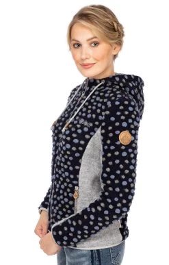 Jacke BICHL Blau Grau -Damenmodegeschäft marjo jacke bichl blau grau 2