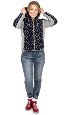 Jacke BICHL Blau Grau -Damenmodegeschäft marjo jacke bichl blau grau 4