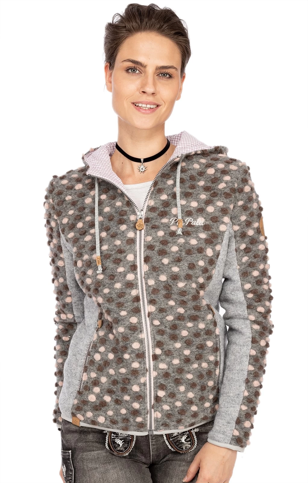 Jacke BICHL Rosa Grau 8 Jacke BICHL Rosa Grau – Bild 8