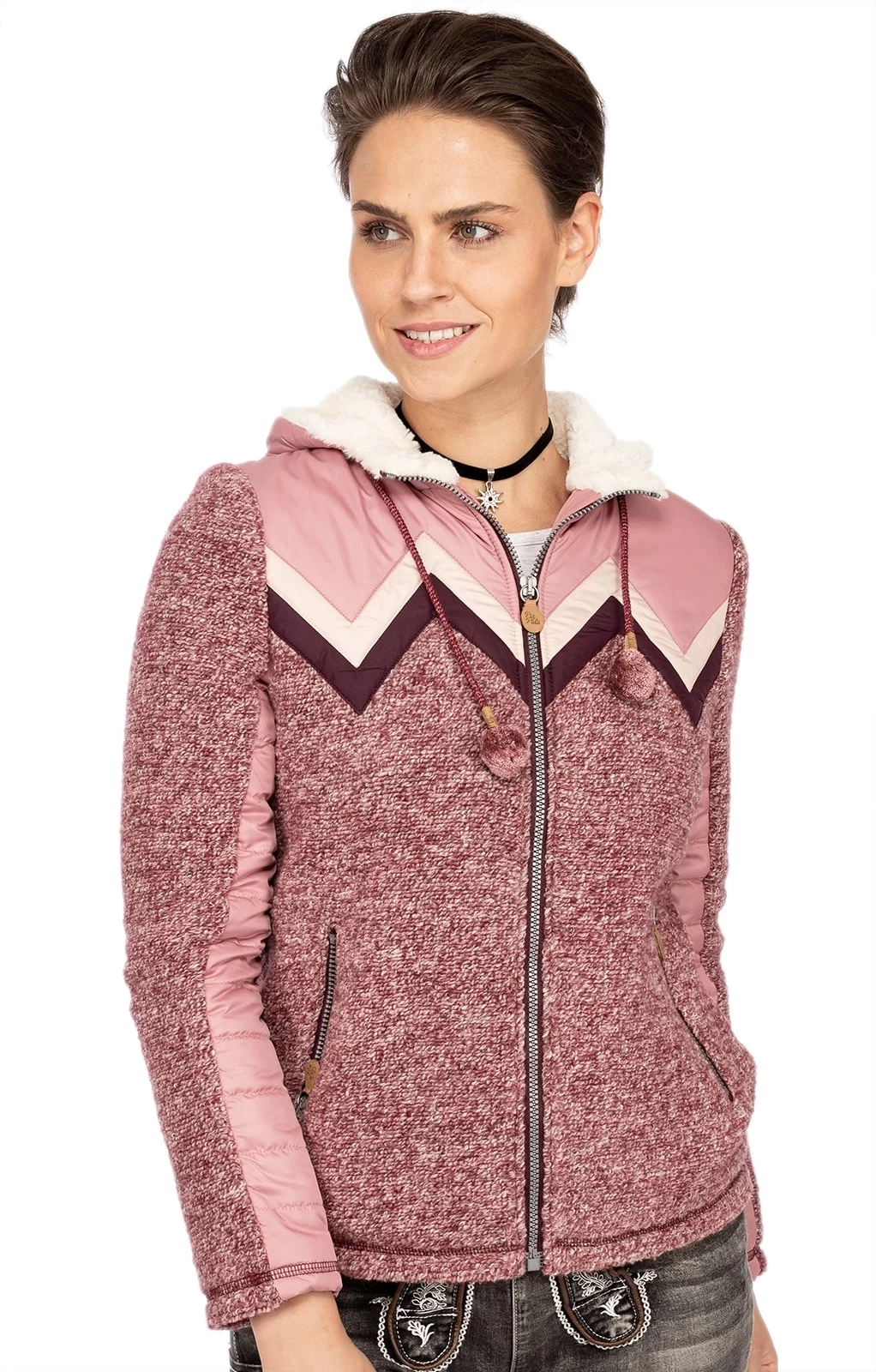 Jacke BRENNBERG Beere Rosa 8 Jacke BRENNBERG Beere Rosa – Bild 8