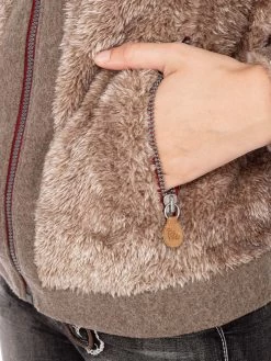 Jacke GAUTING Beige Rot 15 Jacke GAUTING Beige Rot -Damenmodegeschäft marjo jacke gauting beige rot 5