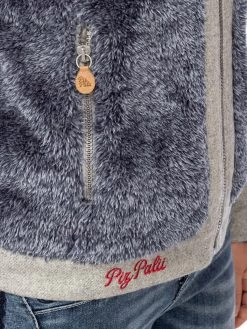 Jacke GAUTING Blau Grau -Damenmodegeschäft marjo jacke gauting blau grau 5