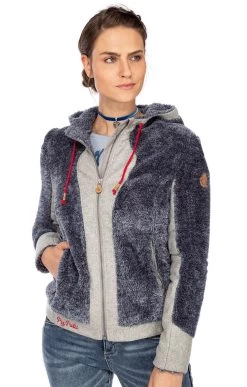 Jacke GAUTING Blau Grau -Damenmodegeschäft marjo jacke gauting blau grau 9