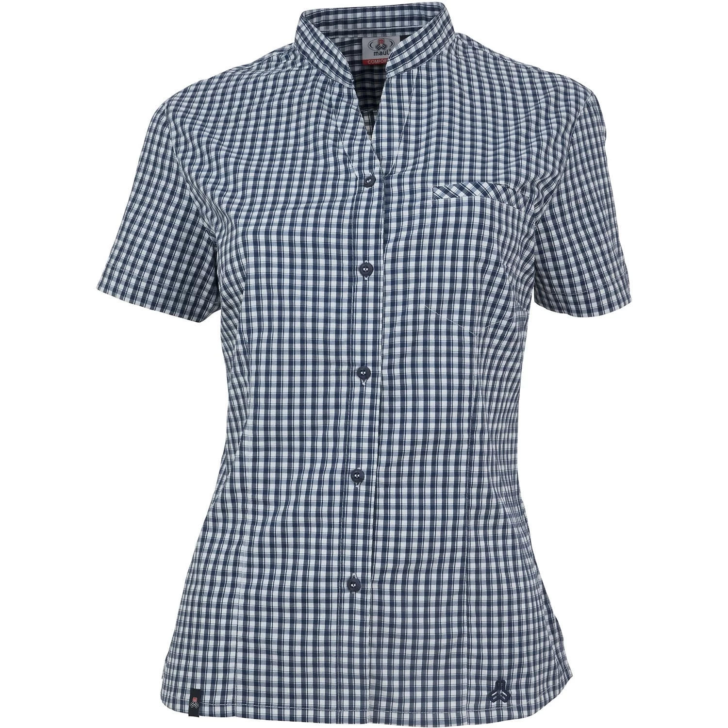 Kurzarmbluse Übersee In Blau 1 Kurzarmbluse Übersee In Blau