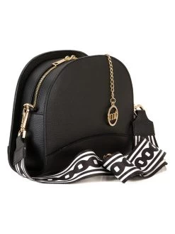 Leder-Umhängetasche "Marghera" In Schwarz - (B)26 X (H)20 X (T)8 Cm -Damenmodegeschäft mia tomazzi leder umhangetasche marghera in schwarz b 26 x h 20 x t 8 cm 3