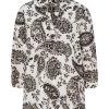MORE&MORE Paisleybluse In Ecru