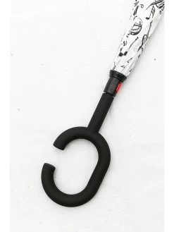 Regenschirm In Weiß/ Schwarz - Ø 100 Cm 5 Regenschirm In Weiß/ Schwarz - Ø 100 Cm -Damenmodegeschäft my little umbrella regenschirm in weiss schwarz o 100 cm 2