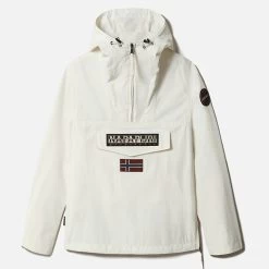 Napapijri Freizeit Jacken Rainforest Summer Jacket Women White -Damenmodegeschäft napapijri freizeit jacken rainforest summer jacket women white 2