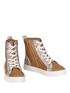 Sneakers In Hellbraun/ Bunt -Damenmodegeschäft noosy sneakers in hellbraun bunt 2