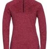 Odlo Fleecepullover "Sesvenna" In Bordeaux